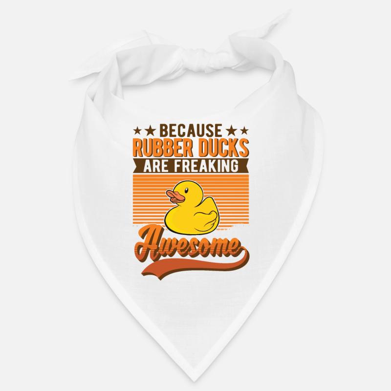 Gummiente Geschenk Quietscheente Badeente Bandana