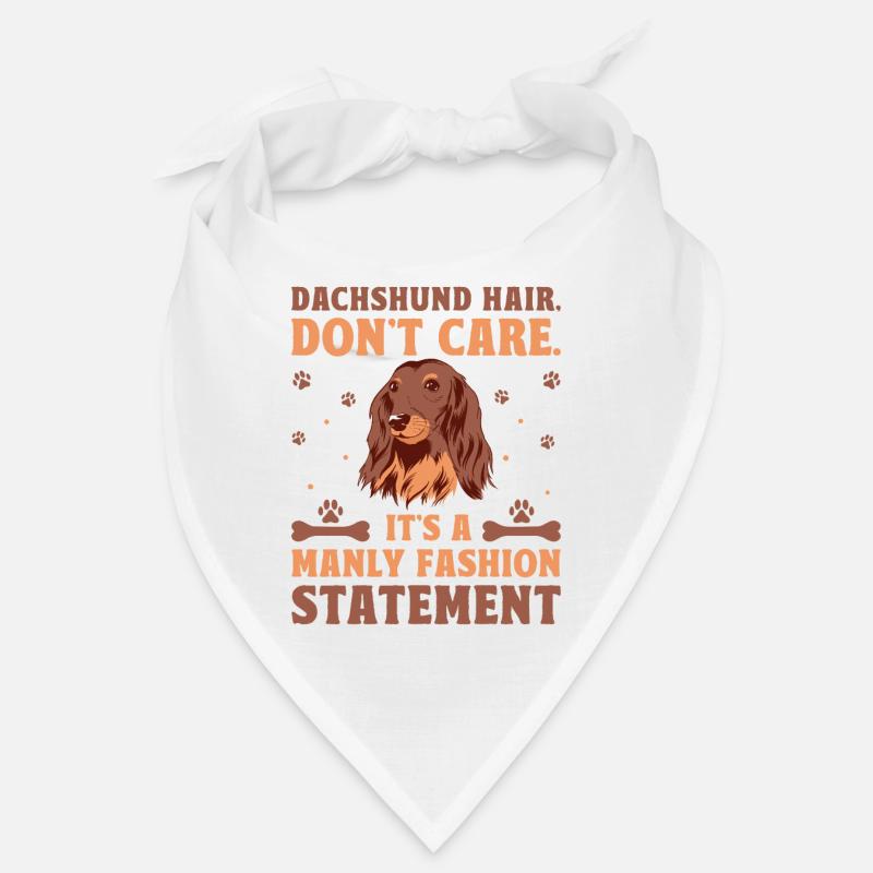 Dackelhaar ist es egal, es ist ein modisches Statement Bandana