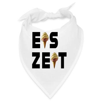 Eiszeit mit Eis - Bandana - Weiß - Vorne