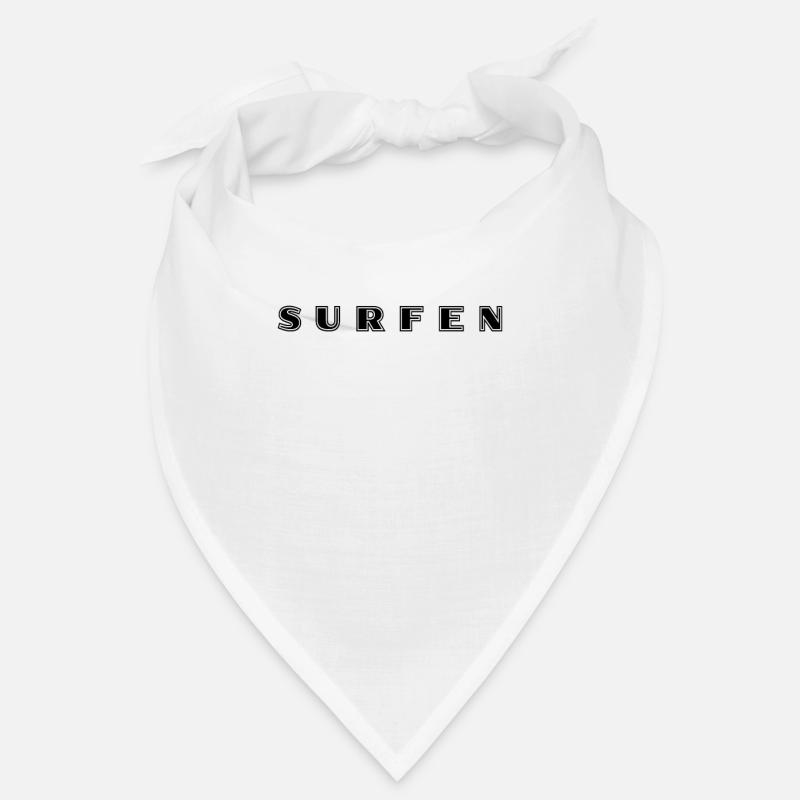 Surfing lettering Bandana