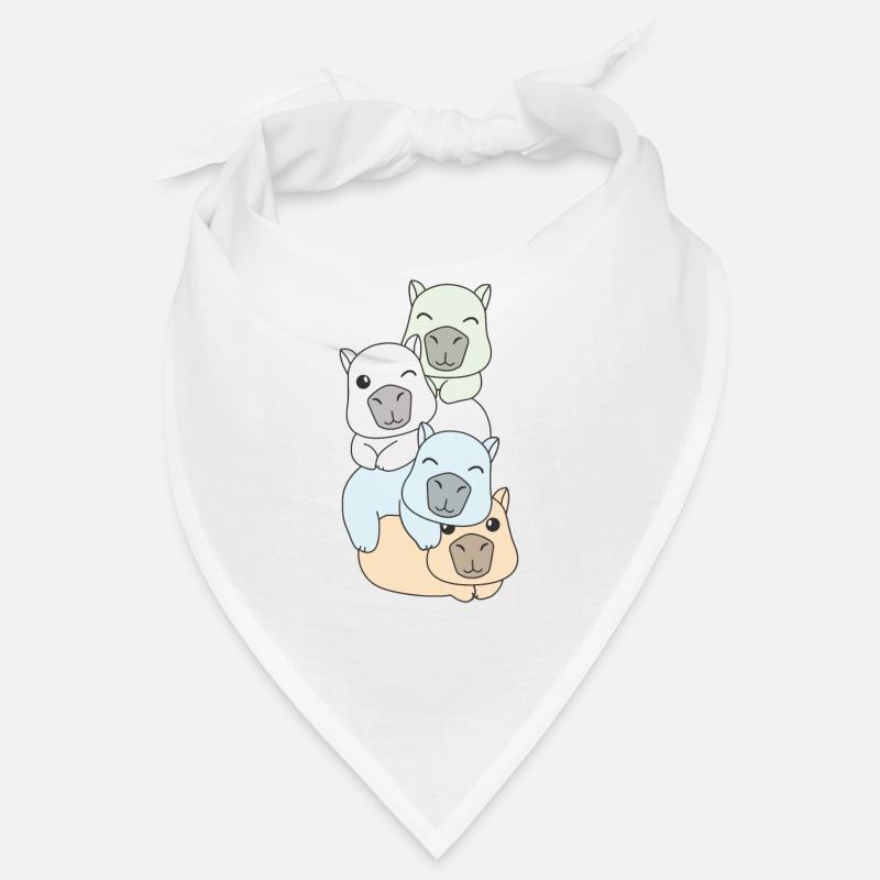 Drapeau sans étiquette Fierté LGBTQ Mignon Capybara Bandana