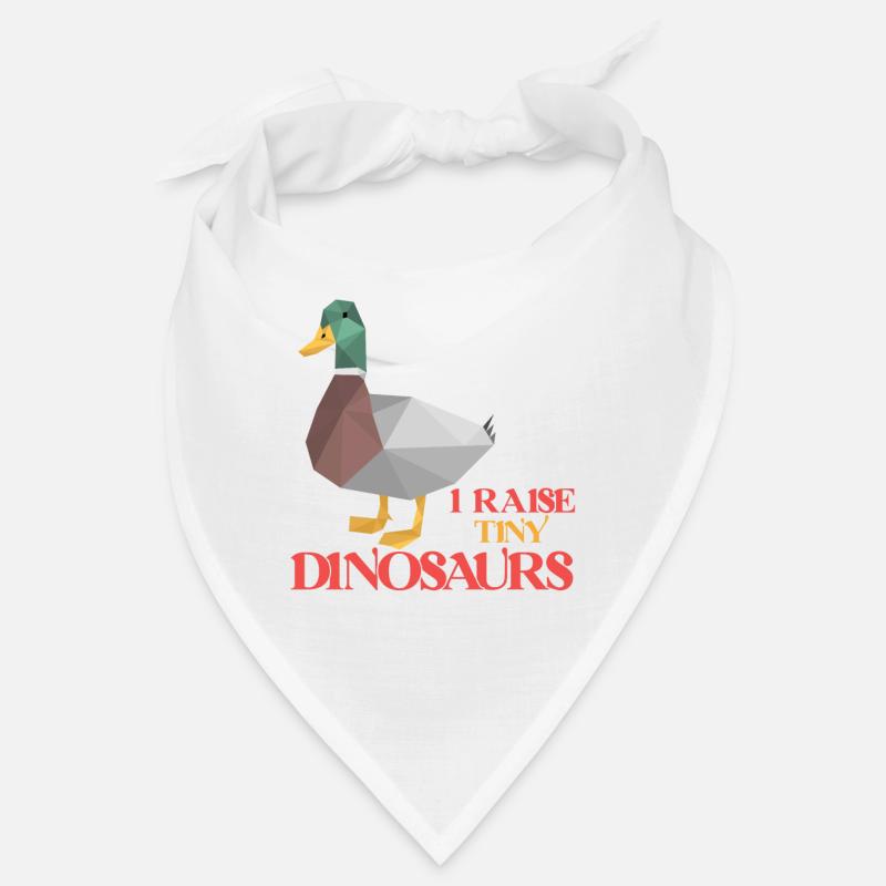 Duck Breeder I raise Tiny Dinosaurs Duck Keeper Bandana