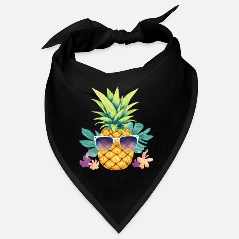 Pineapple Sunglasses Beach Hawaiian Holidays Bandana