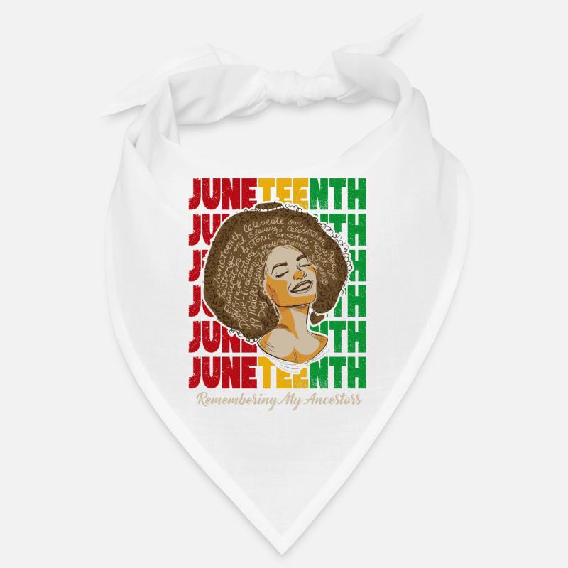Juneteenth 1865 Se souvenir de mes ancêtres Bandana