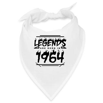 1964 - Jahrgang 1964 - Baujahr 1964 - Bandana - Weiß - Vorne
