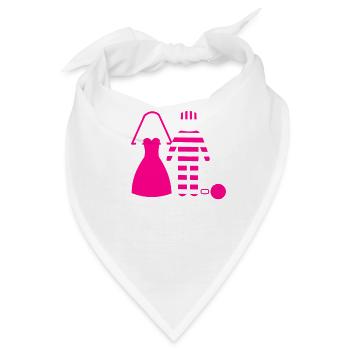 Junggesellenabschied Polterabend JGA Männer - Bandana - Weiß - Vorne