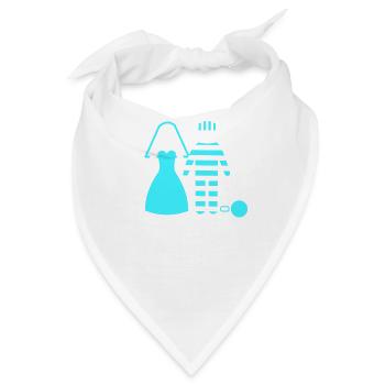 Junggesellenabschied Polterabend JGA Männer - Bandana - Weiß - Vorne