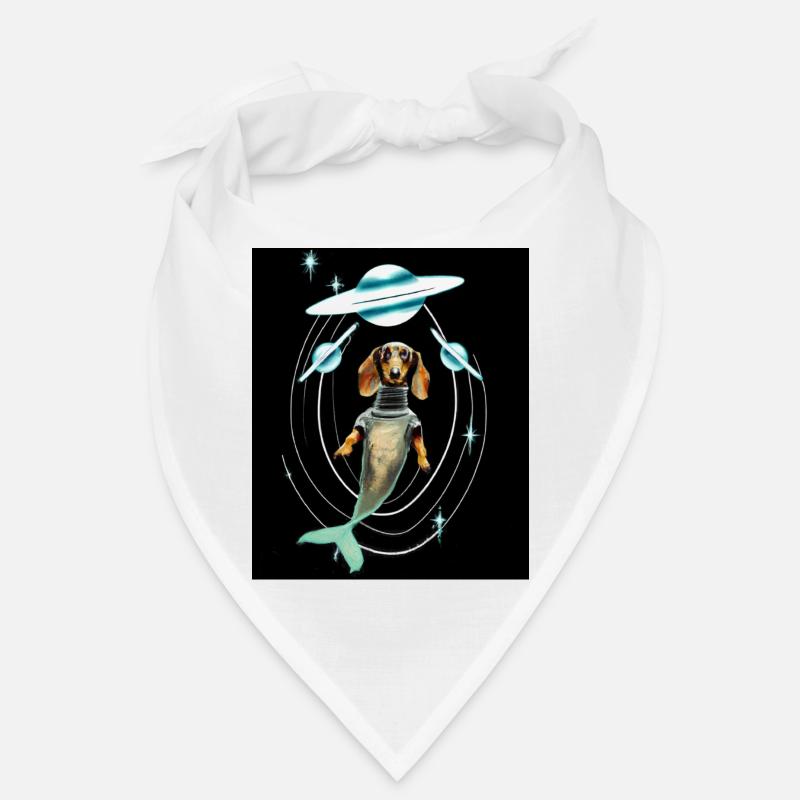 Dachshund-Mermaid from Space (Meerjungdackel) Bandana