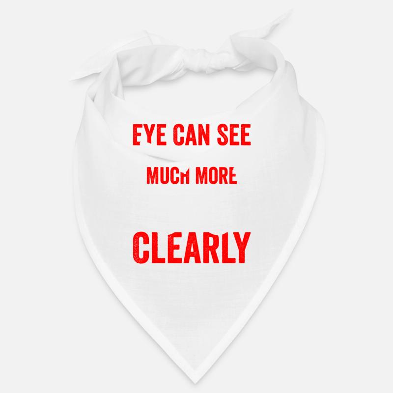 Ophthalmologist can see everything, optometrist, Bandana