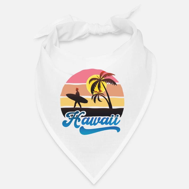 Hawaii Surf Sunset Beach Design Bandana