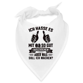 83 Geburtstag 83 Jahre 83 Lebensjahr 83 Lebenalter - Bandana - Weiß - Vorne