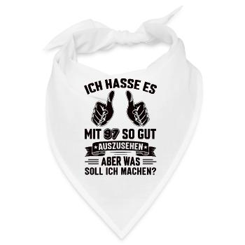 97 Geburtstag 97 Jahre 97 Lebensjahr 97 Lebenalter - Bandana - Weiß - Vorne