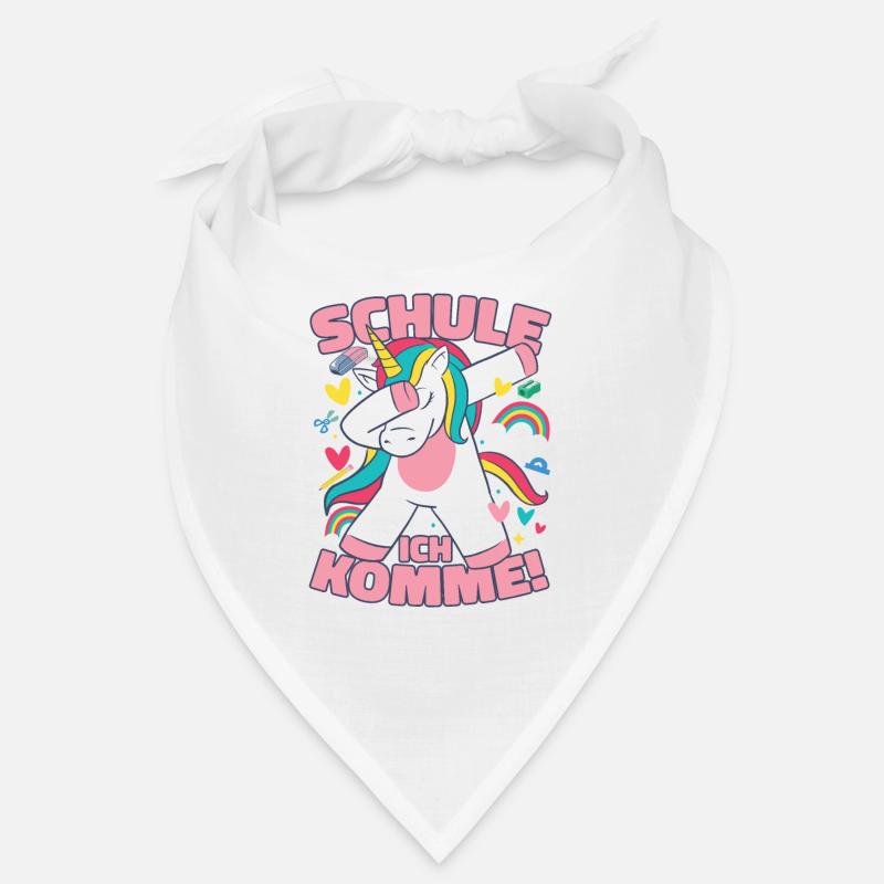 Schule Ich Komme Einhorn Bandana