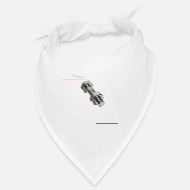 Wenn du eine Schraube locker hast liegs an Mutter - Bandana - Weiß