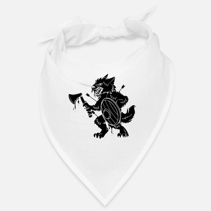 Wikinger Geschenkidee Mann Wolf Krieger Wikinger Bandana
