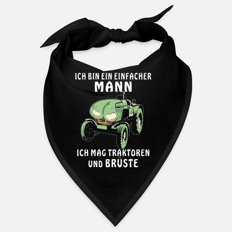 TRAKTOR ICH MAG BRÜSTE Bandana
