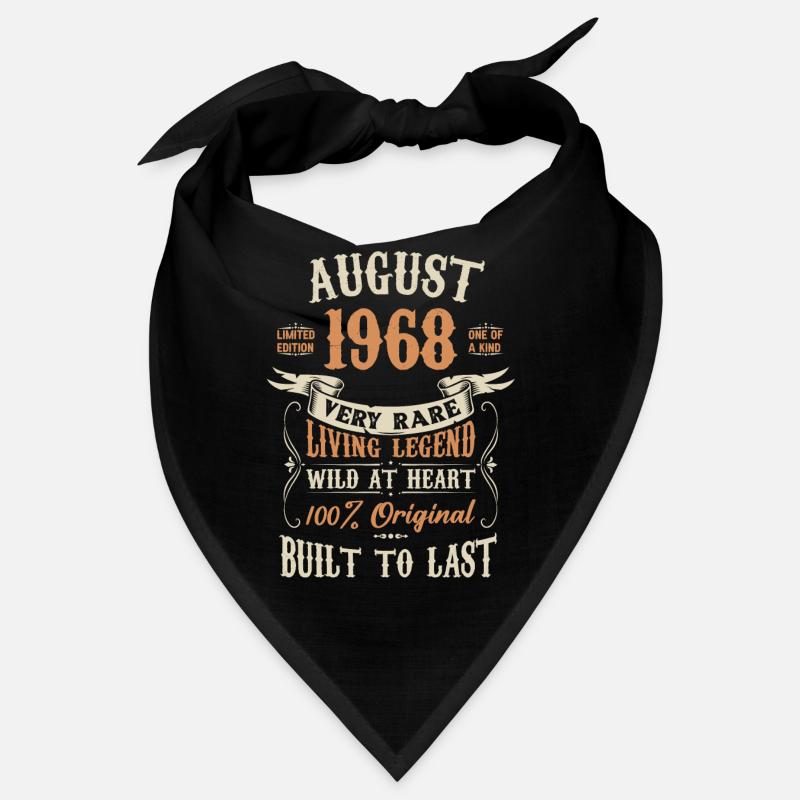 Août 1968 Cadeau d’anniversaire Bandana