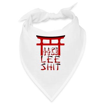 holy shit - Bandana - Weiß - Vorne
