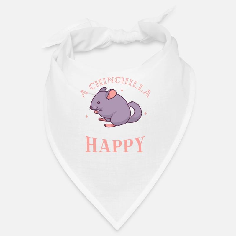 Chinchilla Liebhaber Geschenk Geschenkidee Bandana