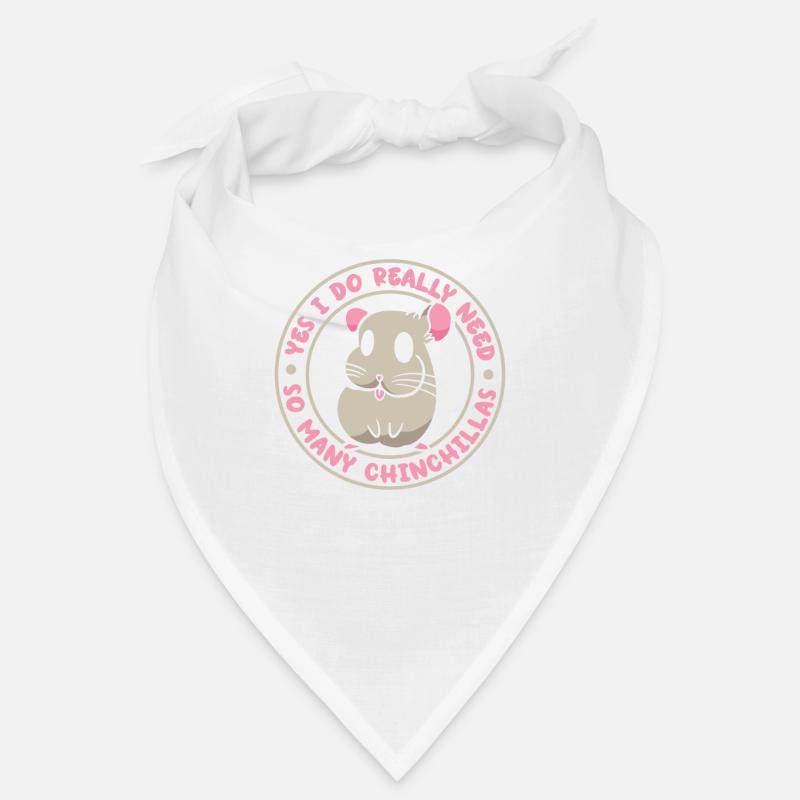 Chinchilla Liebhaber Geschenk Geschenkidee Bandana
