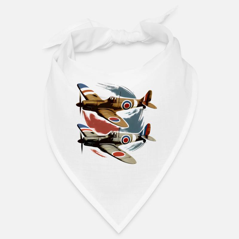 Pilot Spitfire Flugzeug Flieger Militär Bandana