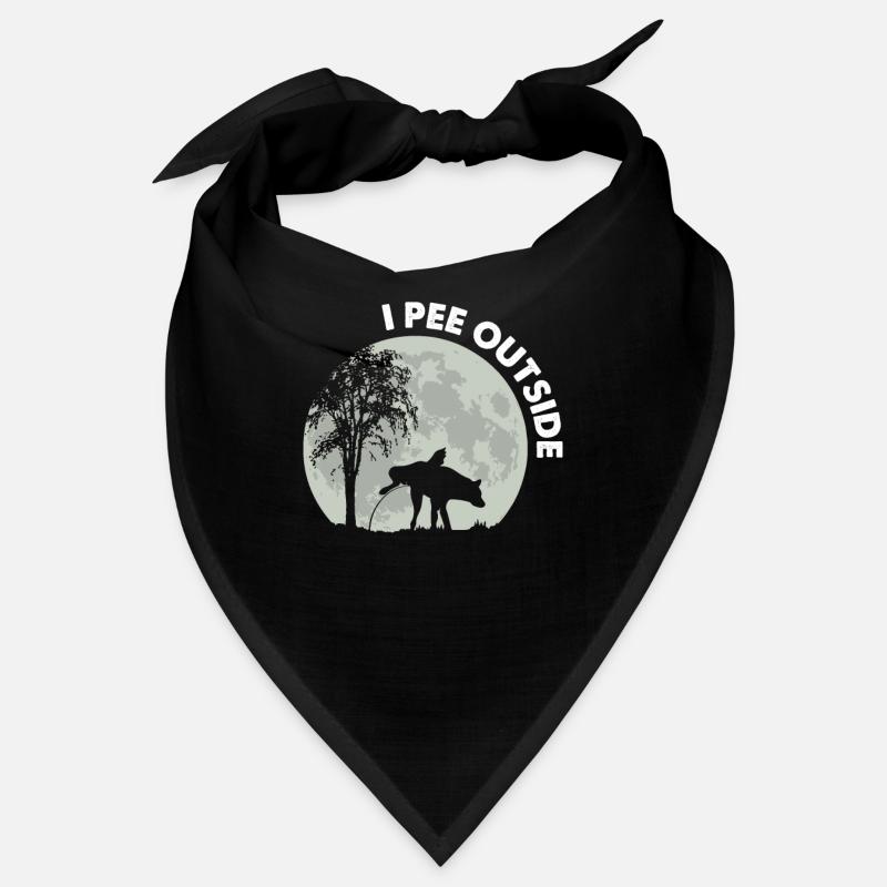 I Pee Outside Dog Bandana
