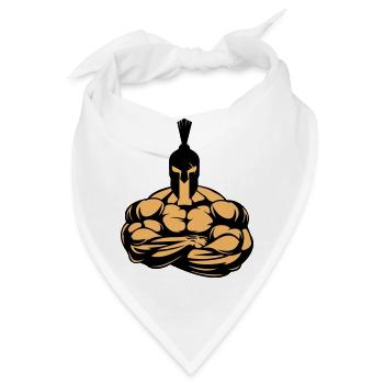 strong spartan - Bandana - Weiß - Vorne