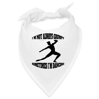 Tänzer Tanzkurs Ballett Geschenk Tanz Standardtanz - Bandana - Weiß - Vorne