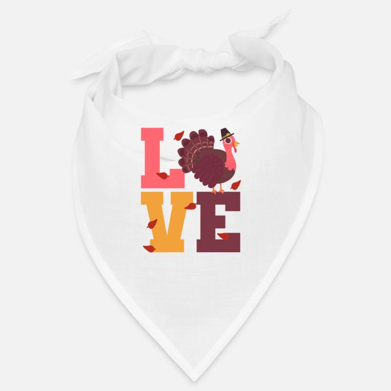 Dear Pilgrim Turkey Lover Cute Thanks Bandana