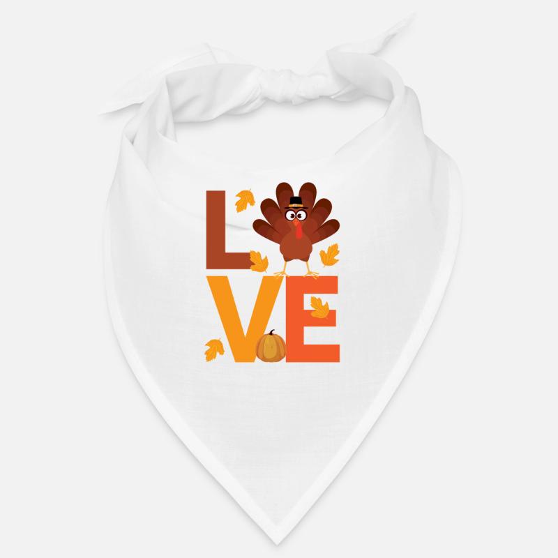 Dear Pilgrim Turkey Lover Cute Thanks Bandana
