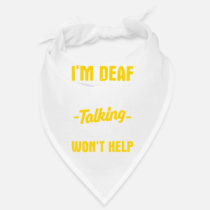 Deaf Pride ASL Gebärdensprache Bandana