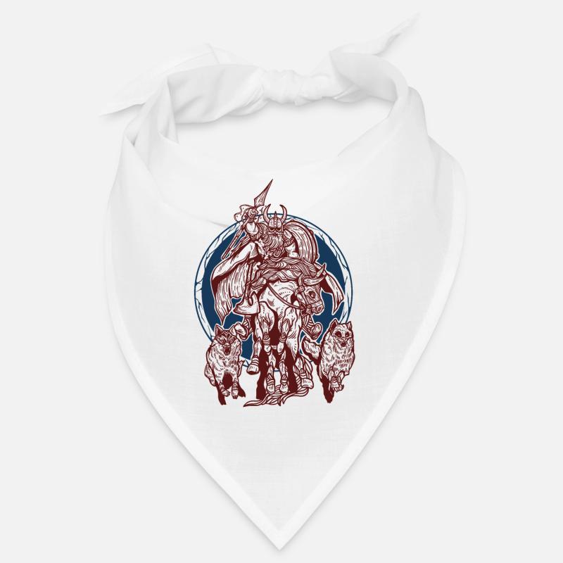 Wikinger Odin mit Sleipnir & Gungnir Design Bandana