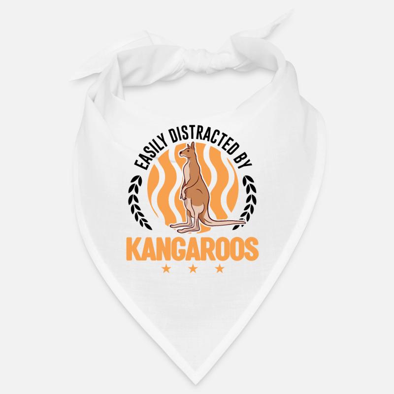 Easily distracted by Kangaroos Kangaroo Bandana