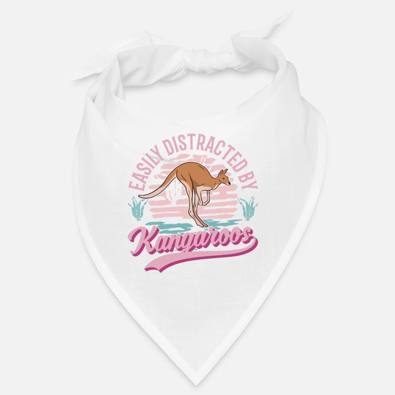 Easily distracted by Kangaroos Kangaroo Bandana
