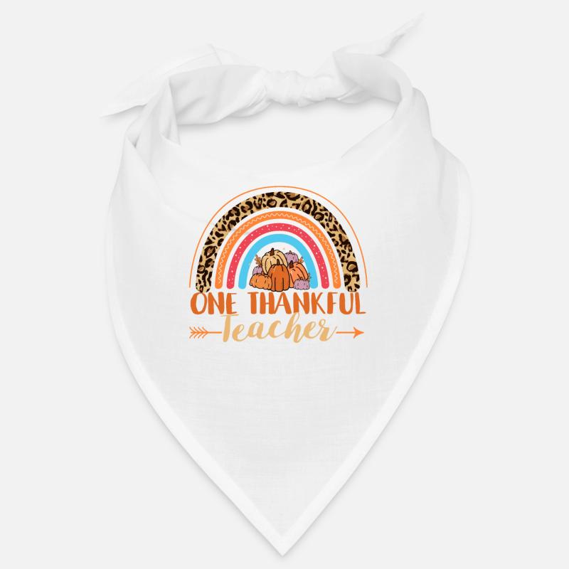 Ein dankbarer Lehrer Regenbogen-Leopard-Lehrer Bandana