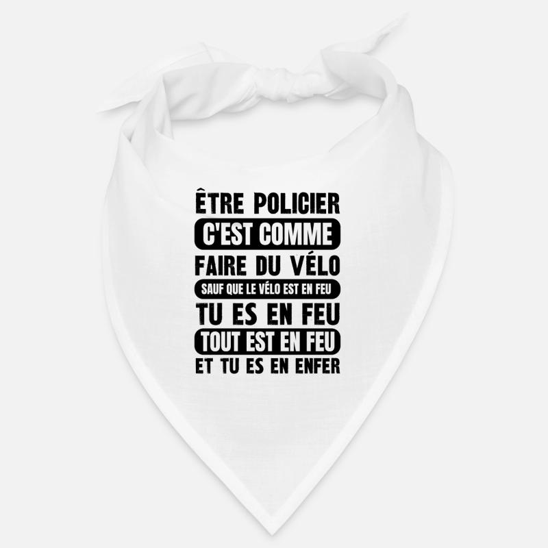 être policier Bandana