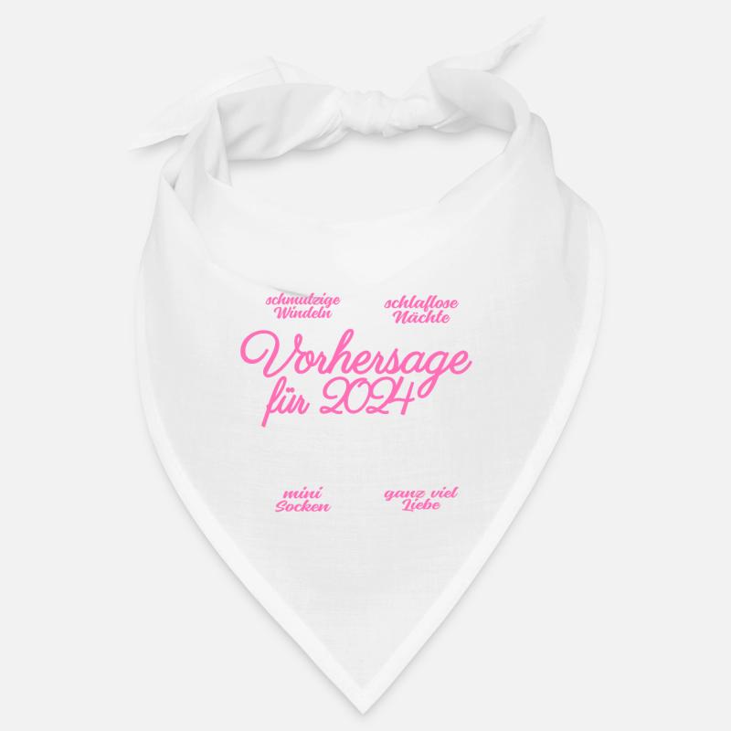 Werdende Eltern 2024 Babybauch Vorhersage Bandana