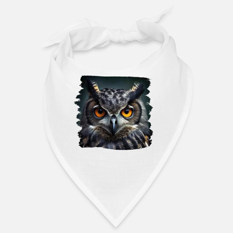 Eulen Kauz Owl Uhu Nachteule Eule Bandana