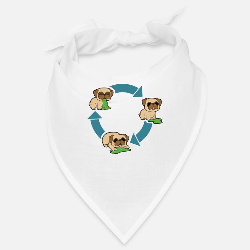 Mops Umweltschutz Bandana