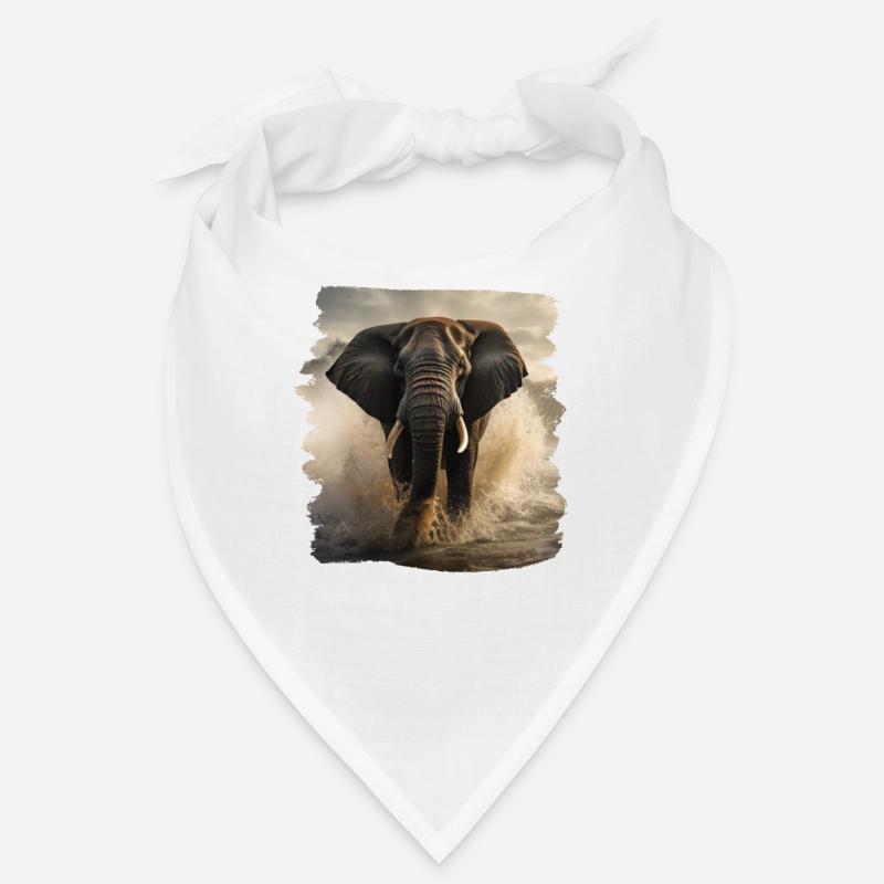 Elephant realistic elephant Bandana