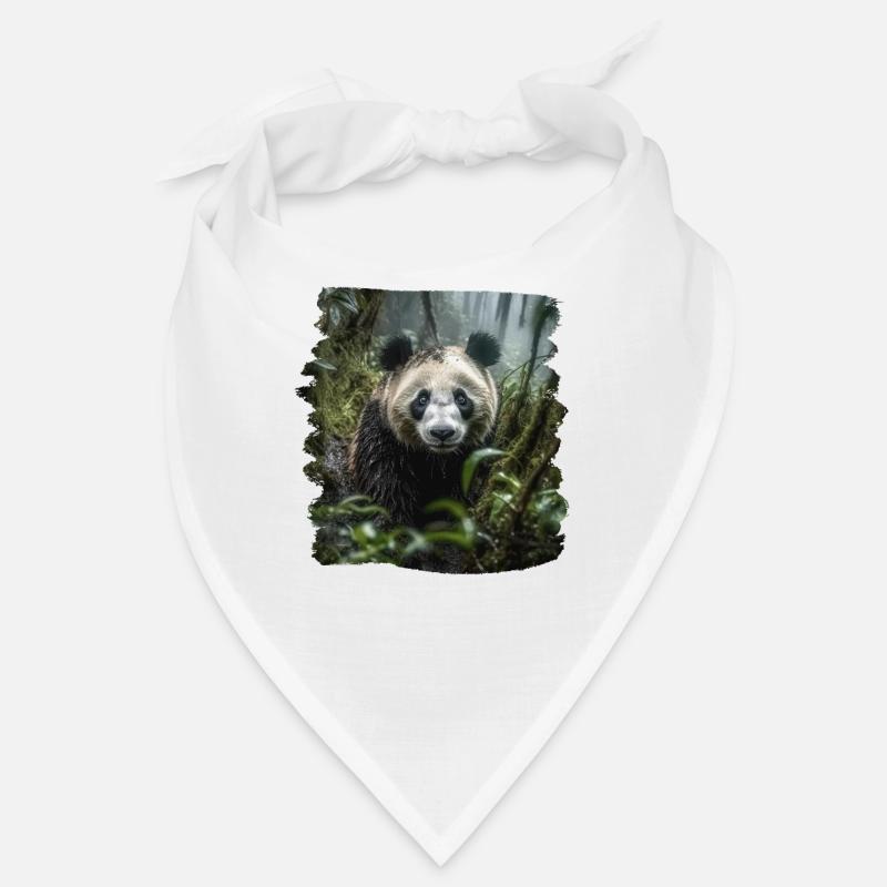 Pandas réaliste Panda Panda géant Bandana