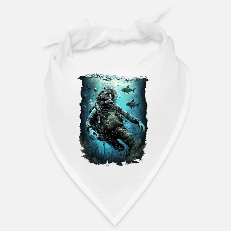 Divers with fish Bandana