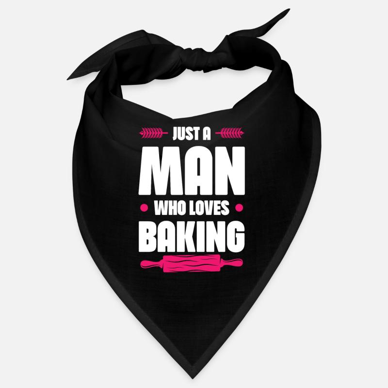 Man Loves Baking Bandana