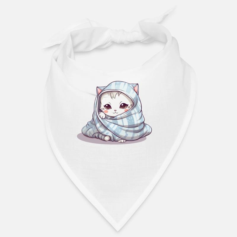Cute sleeping cuddle cat cat owner Bandana