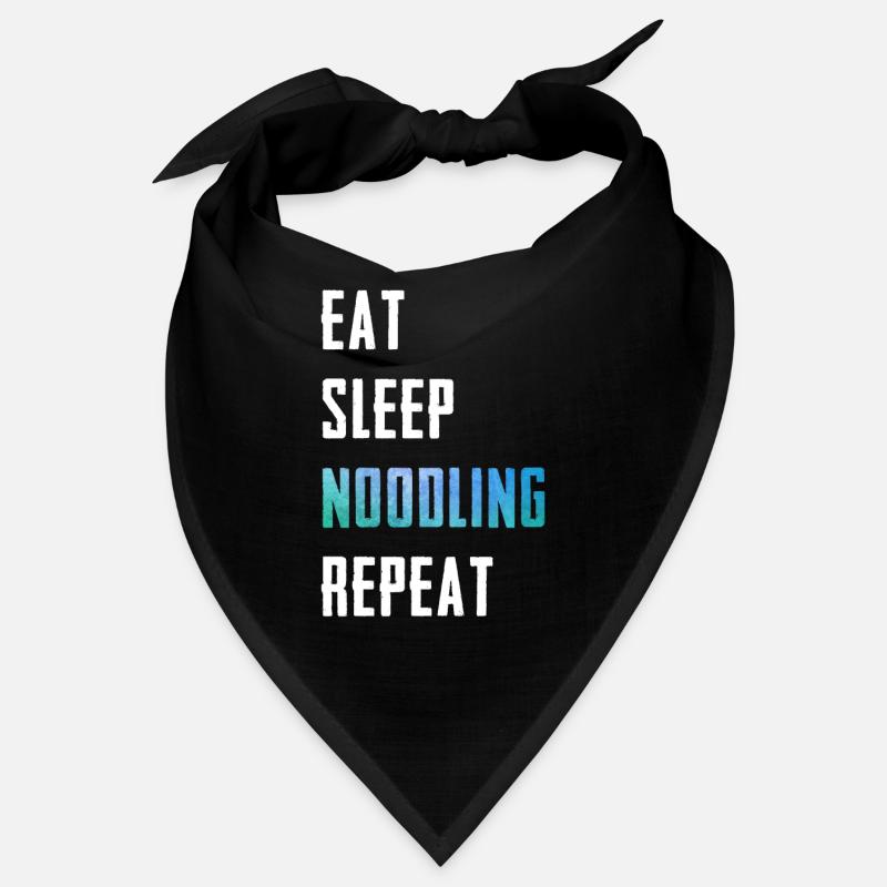 Flathead Fish Eat Sleep Noodling Repeat Catfish Bandana