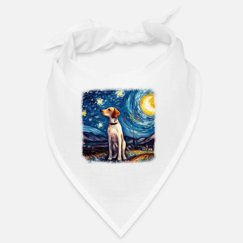 Beagle Van gogh starry night Bandana