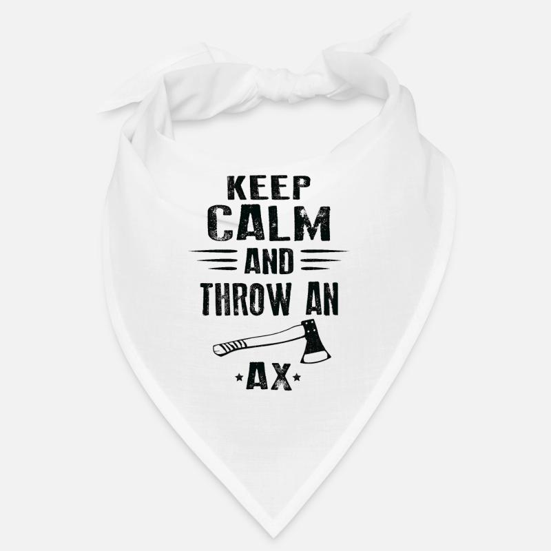 KEEP CALM AND THROW AN AX Bandana
