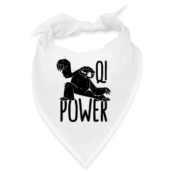 Qi Power Tai Chi Martial Arts Taiji Tai Chi Lover - Bandana - Weiß - Vorne