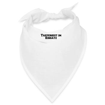 Feuerwehr - Tapferkeit im Einsatz - Bandana - Weiß - Vorne