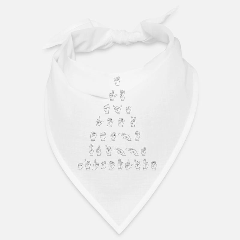 Deaf Pride Awareness ASL Bandana